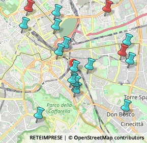 Mappa Via Otricoli, 00181 Roma RM, Italia (2.32647)