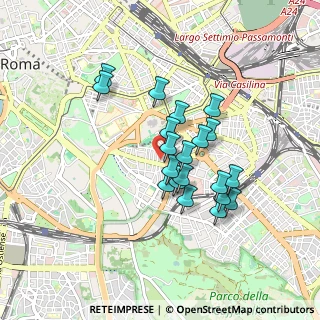 Mappa Via Cereate, 00183 Roma RM, Italia (0.7435)