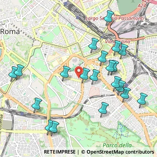 Mappa Via Cereate, 00183 Roma RM, Italia (1.245)