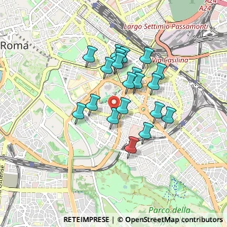 Mappa Via Cereate, 00183 Roma RM, Italia (0.7615)