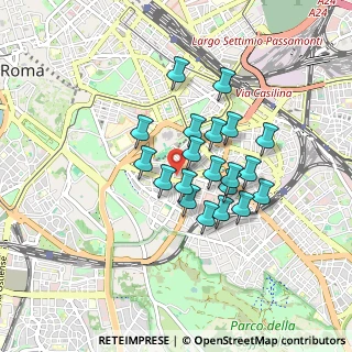Mappa Via Cereate, 00183 Roma RM, Italia (0.709)