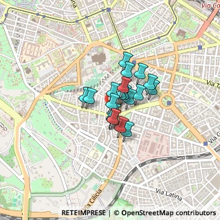 Mappa Via Cereate, 00183 Roma RM, Italia (0.2395)
