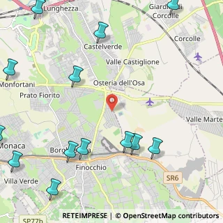 Mappa Via Ittiri, 00132 Roma RM, Italia (3.40846)