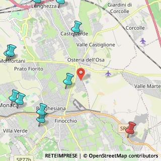 Mappa Via Ittiri, 00132 Roma RM, Italia (3.65818)