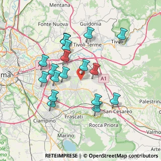 Mappa Via Ittiri, 00132 Roma RM, Italia (7.36889)