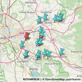 Mappa Via Ittiri, 00132 Roma RM, Italia (7.482)