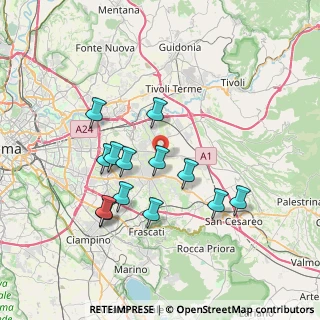 Mappa Via Ittiri, 00132 Roma RM, Italia (7.13692)