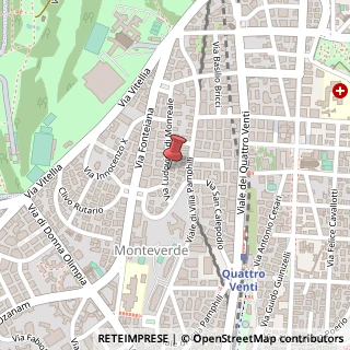 Mappa Via Ludovico di Monreale, 17, 00152 Roma, Roma (Lazio)