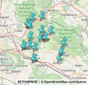 Mappa Bellegra, 00030 Bellegra RM, Italia (13.576)