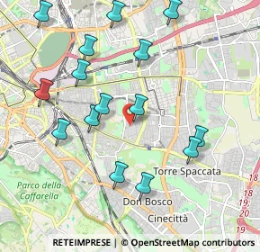 Mappa Via Checco Durante, 00177 Roma RM, Italia (2.256)