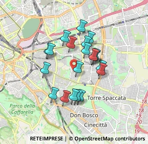 Mappa Via Checco Durante, 00177 Roma RM, Italia (1.4725)