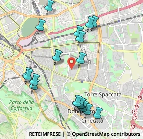 Mappa Via Checco Durante, 00177 Roma RM, Italia (2.291)