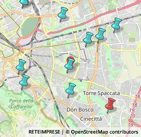 Mappa Via Checco Durante, 00177 Roma RM, Italia (2.75091)