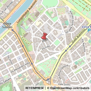 Mappa Via di Sant'Anselmo, 14, 00153 Roma, Roma (Lazio)