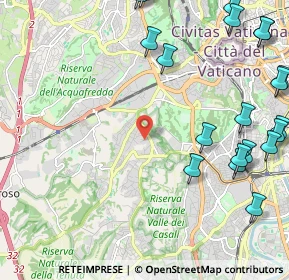 Mappa Via Giovanni Battista Gisleni, 00164 Roma RM, Italia (3.2495)