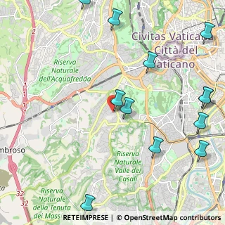Mappa Via Giovanni Battista Gisleni, 00164 Roma RM, Italia (3.04333)