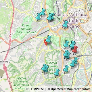 Mappa Via Giovanni Battista Gisleni, 00164 Roma RM, Italia (2.542)