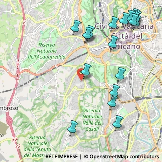Mappa Via Giovanni Battista Gisleni, 00164 Roma RM, Italia (3.025)