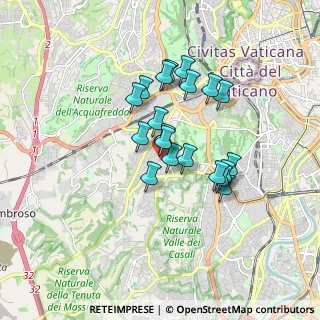 Mappa Via Giovanni Battista Gisleni, 00164 Roma RM, Italia (1.4315)