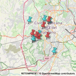 Mappa Via Giovanni Battista Gisleni, 00164 Roma RM, Italia (2.50308)