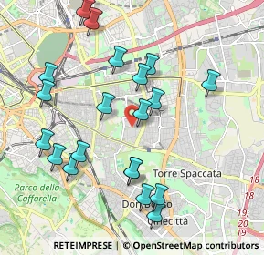 Mappa Via Romolo Balzani, 00177 Roma RM, Italia (2.207)