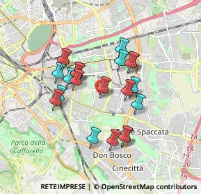 Mappa Via Romolo Balzani, 00177 Roma RM, Italia (1.5745)
