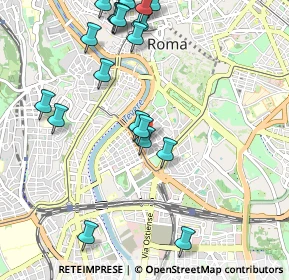 Mappa Via di Porta Lavernale, 00153 Roma RM, Italia (1.298)