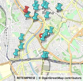 Mappa Via di Porta Lavernale, 00153 Roma RM, Italia (1.0815)