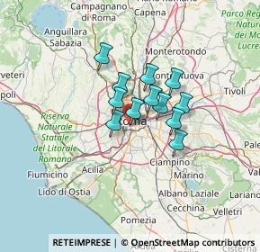 Mappa Via di Porta Lavernale, 00153 Roma RM, Italia (8.74833)