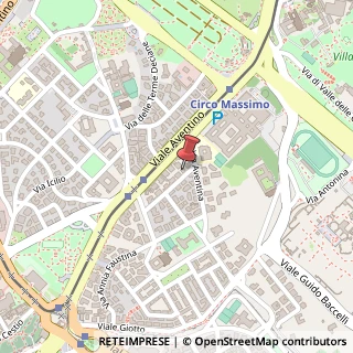 Mappa Via Baldassarre Peruzzi, 25, 00153 Roma, Roma (Lazio)