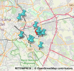 Mappa Via Tor dè Schiavi, 00172 Roma RM, Italia (2.69545)