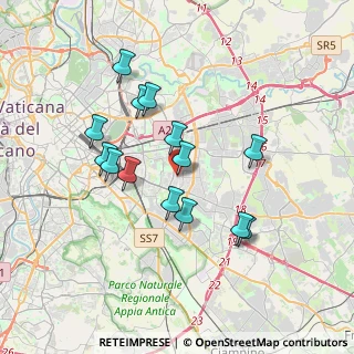 Mappa Via Tor dè Schiavi, 00172 Roma RM, Italia (3.39571)