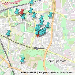 Mappa Via Tor dè Schiavi, 00172 Roma RM, Italia (1.0045)
