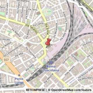 Mappa Via Portogruaro, 3, 00182 Roma, Roma (Lazio)