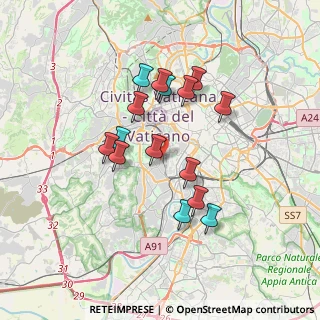 Mappa Via della Chiesa Giampaolo, 00152 Roma RM, Italia (3.23533)