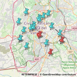 Mappa Via della Chiesa Giampaolo, 00152 Roma RM, Italia (4.0385)
