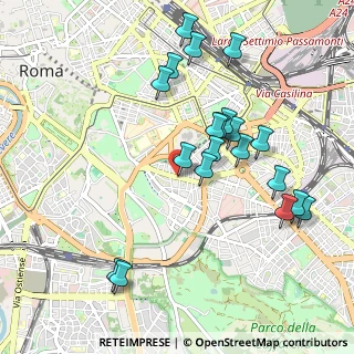 Mappa Via Gallia, 00183 Roma RM, Italia (1.072)
