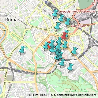Mappa Via Gallia, 00183 Roma RM, Italia (0.7885)