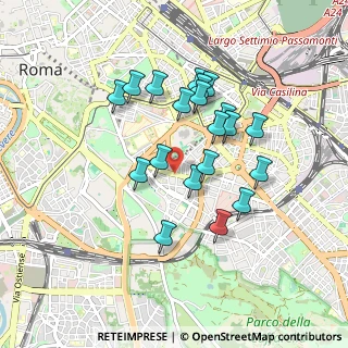 Mappa Via Gallia, 00183 Roma RM, Italia (0.825)