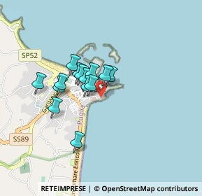 Mappa Via Monsignor Palma, 71019 Vieste FG, Italia (0.65714)