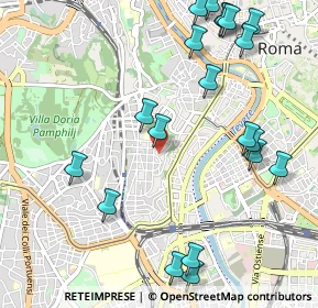 Mappa Viale Aurelio Saffi, 00152 Roma RM, Italia (1.361)