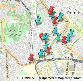 Mappa Viale Aurelio Saffi, 00152 Roma RM, Italia (0.917)