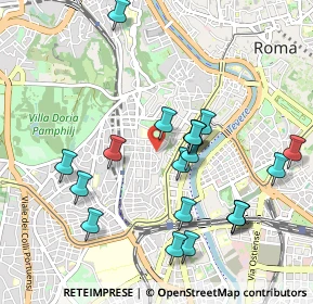 Mappa Viale Aurelio Saffi, 00152 Roma RM, Italia (1.064)