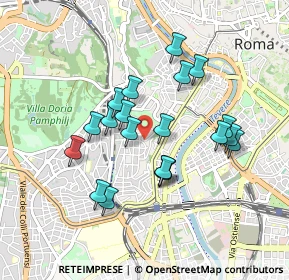 Mappa Viale Aurelio Saffi, 00152 Roma RM, Italia (0.8275)