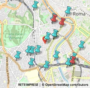 Mappa Viale Aurelio Saffi, 00152 Roma RM, Italia (1.108)