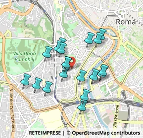 Mappa Viale Aurelio Saffi, 00152 Roma RM, Italia (0.81)