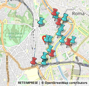 Mappa Viale Aurelio Saffi, 00152 Roma RM, Italia (0.8815)