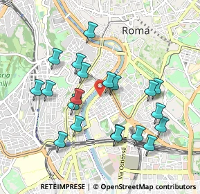 Mappa Via Gustavo Bianchi, 00153 Roma RM, Italia (0.987)