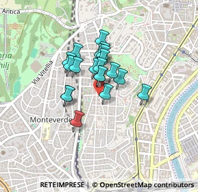 Mappa Via Anton Giulio Barrili, 00153 Roma RM, Italia (0.2955)