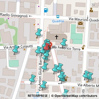 Mappa Via Anton Giulio Barrili, 00153 Roma RM, Italia (0.05217)